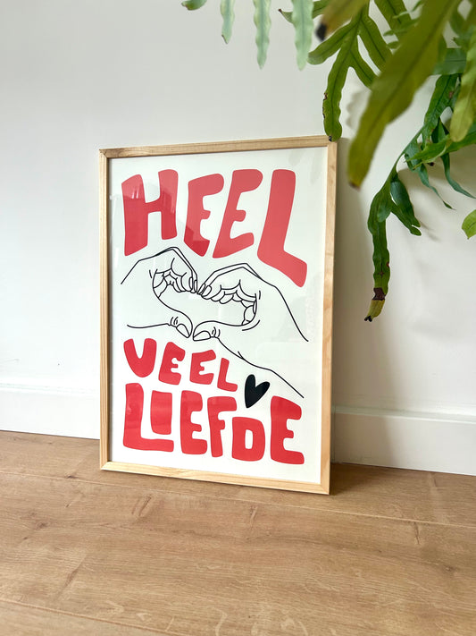 Poster - Heel veel liefde