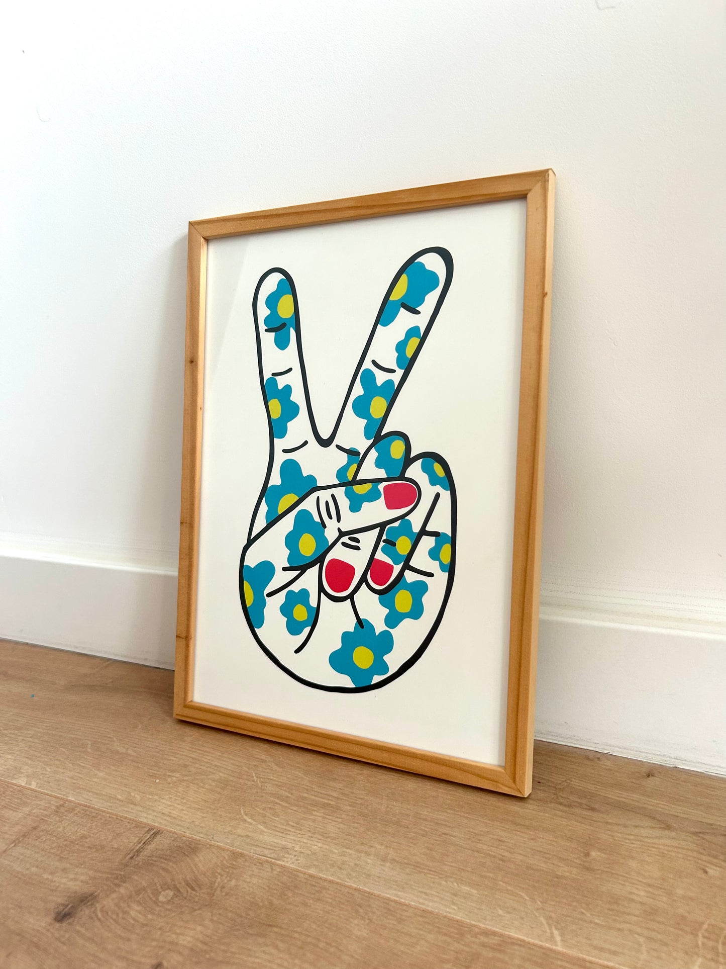 Poster - Peace vingers