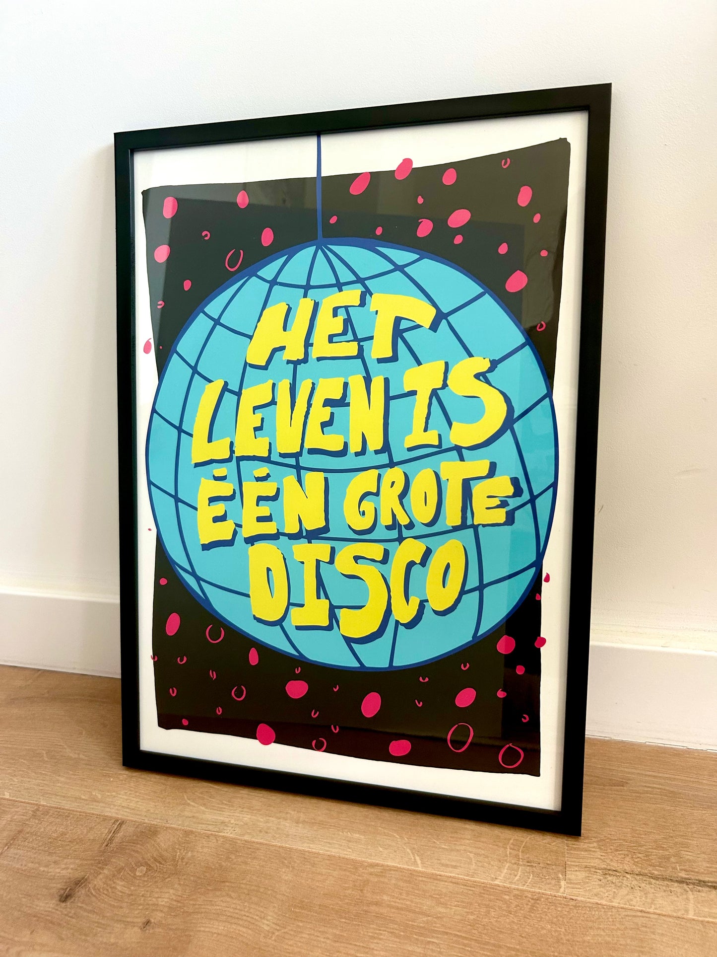 Poster - Het leven is een grote disco