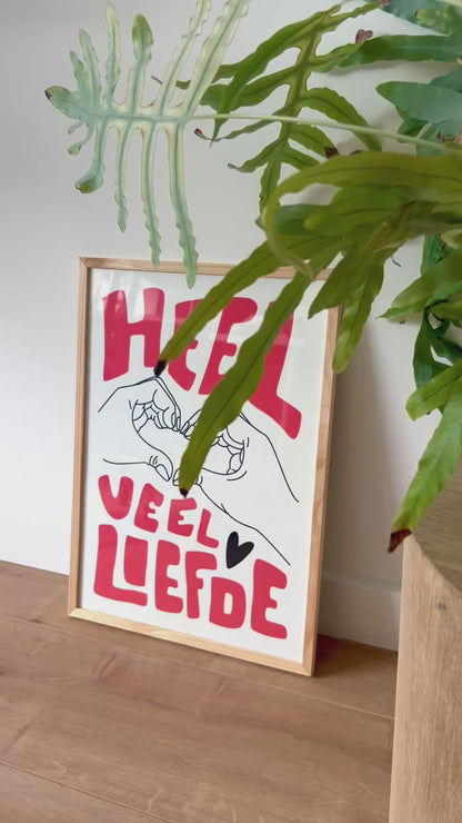 Poster - Heel veel liefde